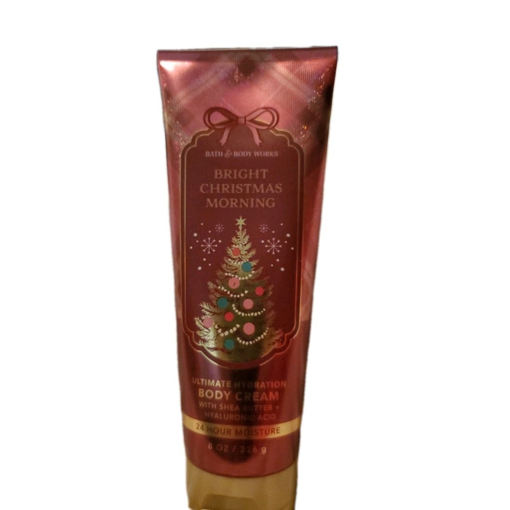 Bath and Body Works Ultimate Hydration Body Cream 8oz BRIGHT CHRISTMAS MORNING